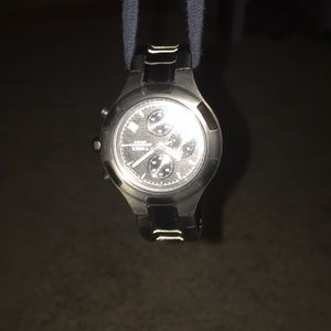 Timex chronograph watch.